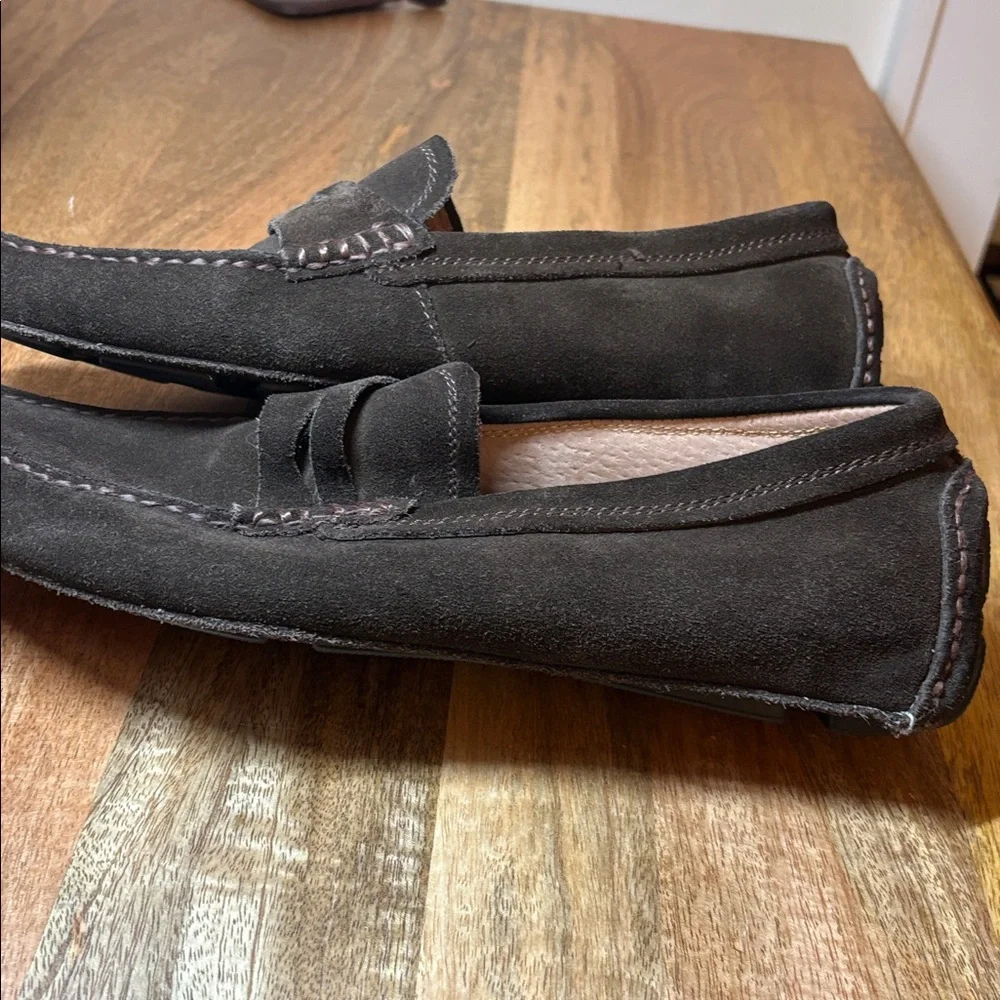 Banana Republic Brown Suede Loafer Driving Moc Size 9.5
